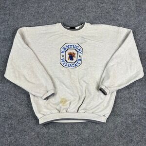 Crable Sportswear Sweatshirt Mens Size L Grey Kentucky Wildcats Vintage USA Spot